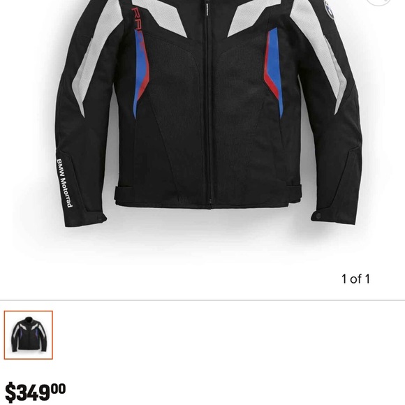 Bmw Raceflow Mens Textile Jacket Sz Xl 
